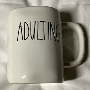 RAE DUNN ADULTING MUG